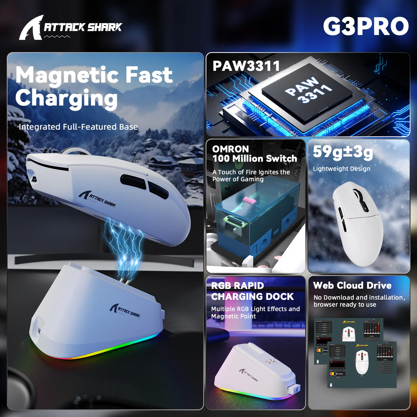 Attack Shark G3 Pro view 8