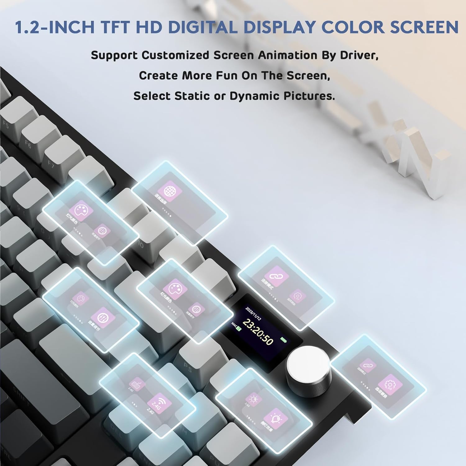ATTACK SHARK K86 Wireless Mechanical Keyboard view 6