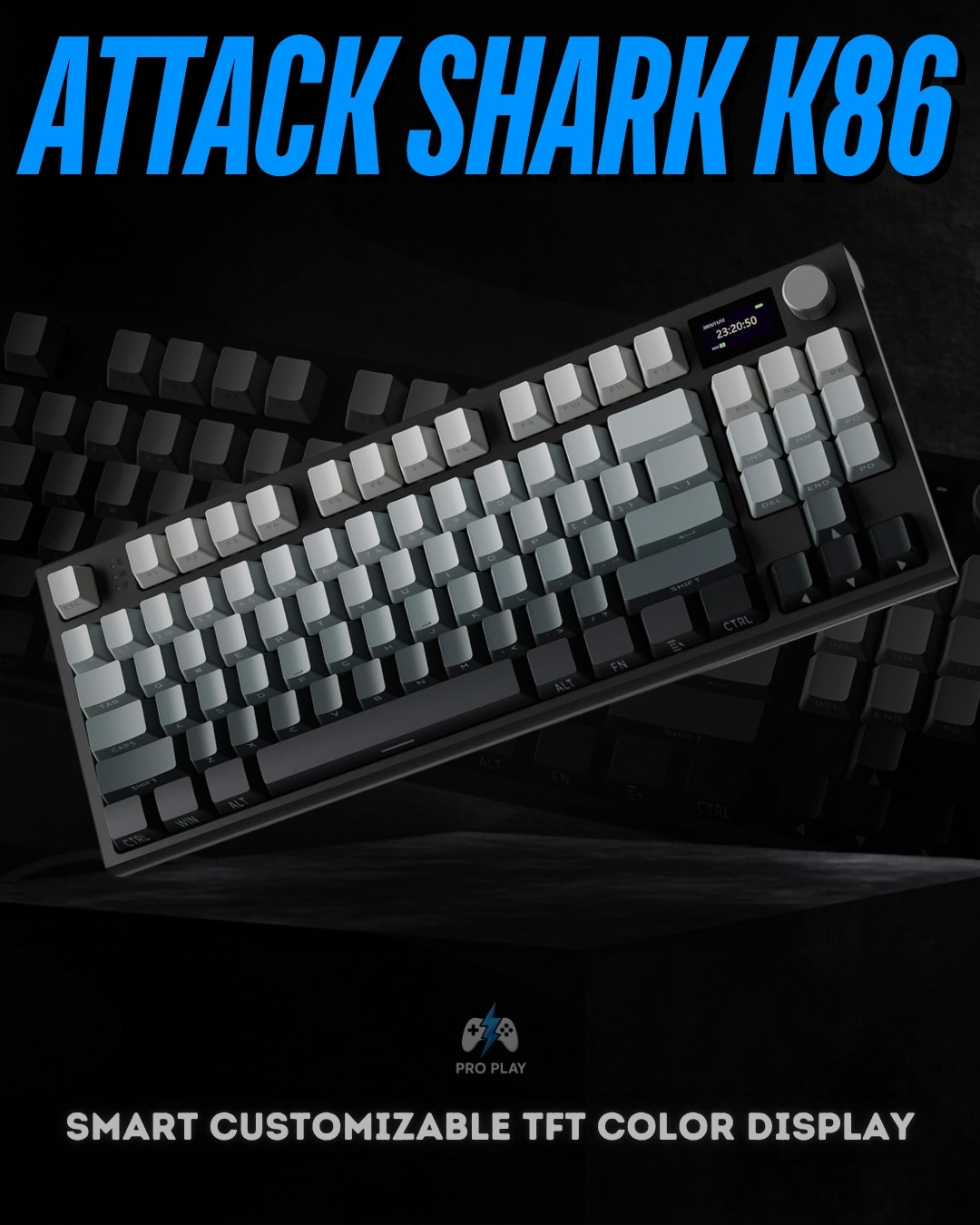 ATTACK SHARK K86 Wireless Mechanical Keyboard