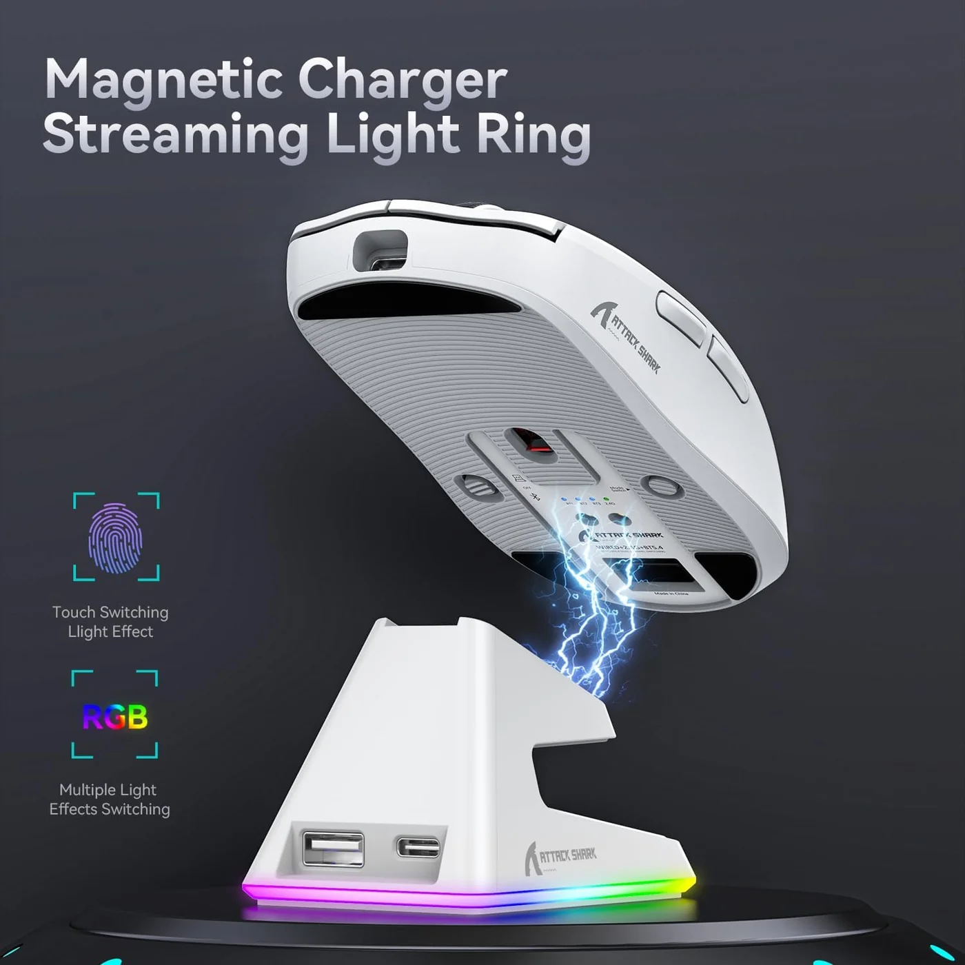 ATTACK SHARK X6 Gaming Mouse view 4