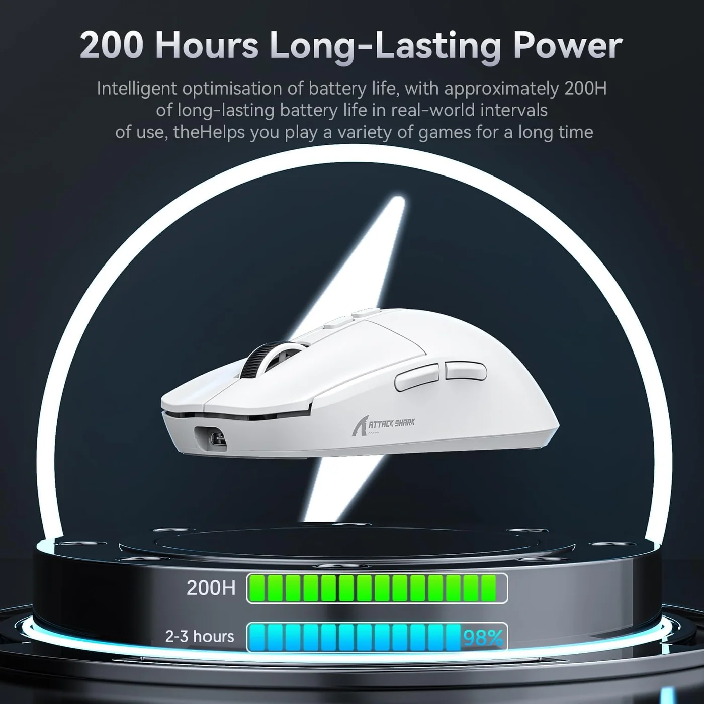 ATTACK SHARK X6 Gaming Mouse view 5