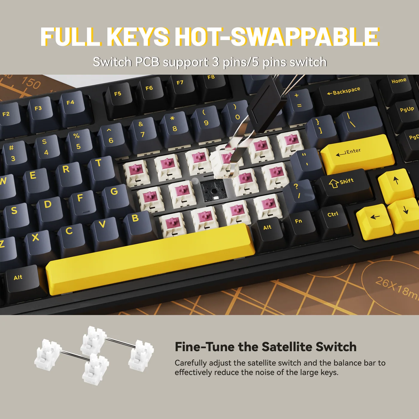 ATTACK SHARK X98 view 4