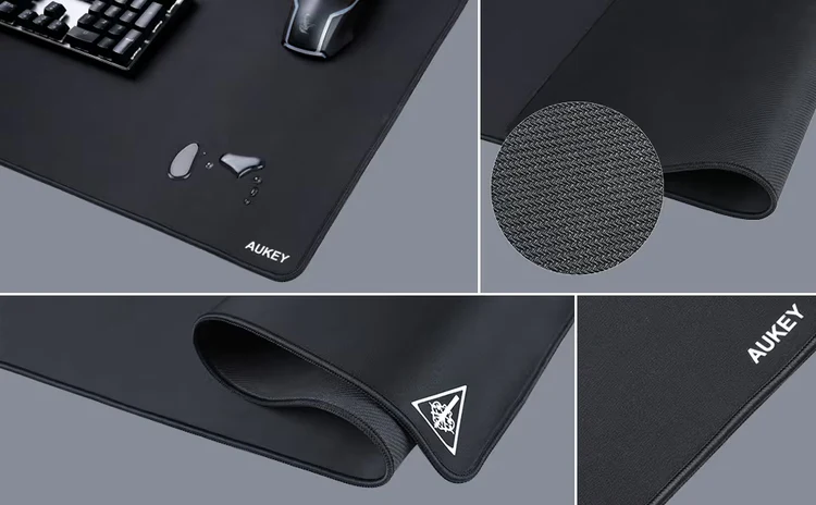 AUKEY KM-P3 Extended XXL Mouse Mat | Premium Gaming Mouse Pad-Black view 2