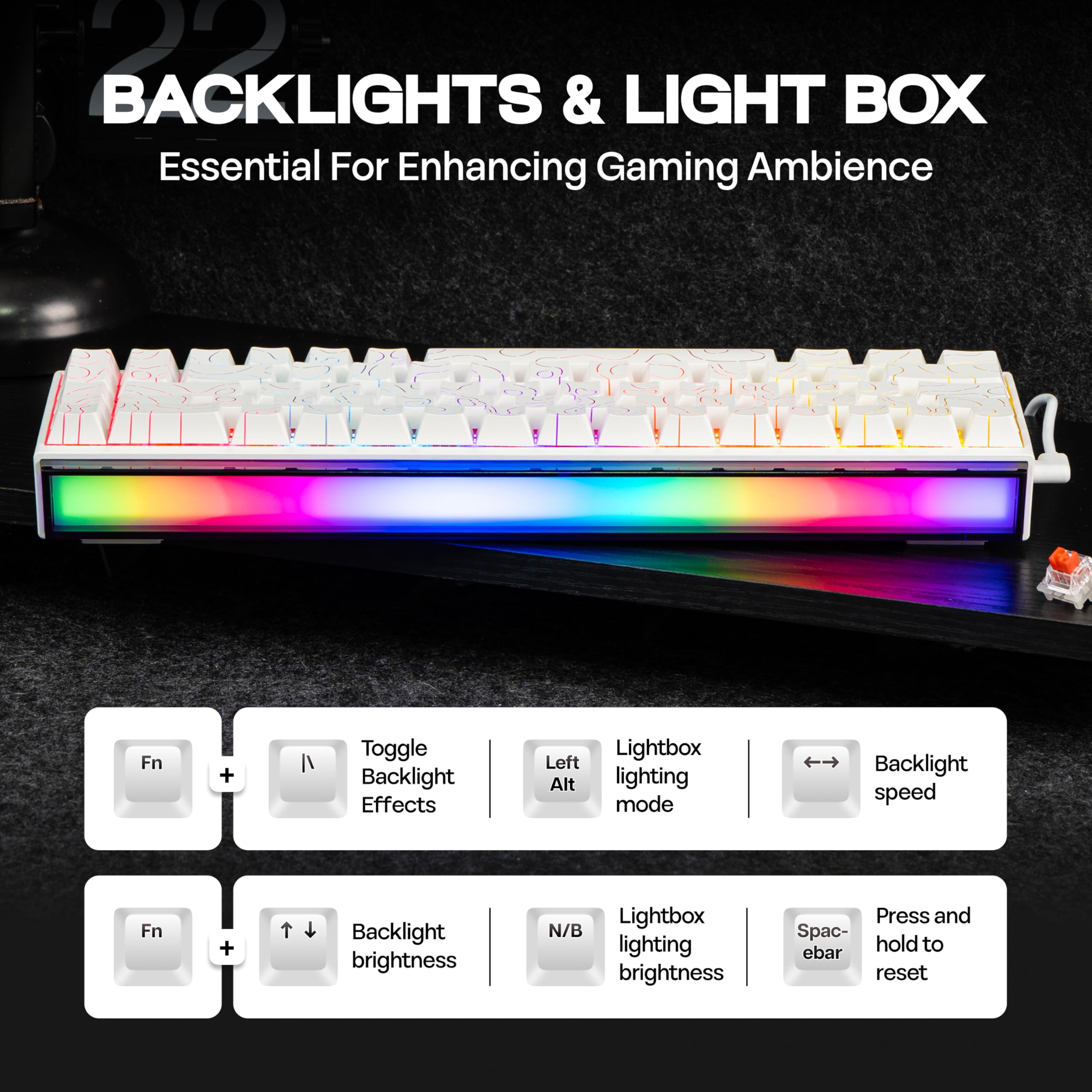 Ajazz NK68 Keyboard view 5