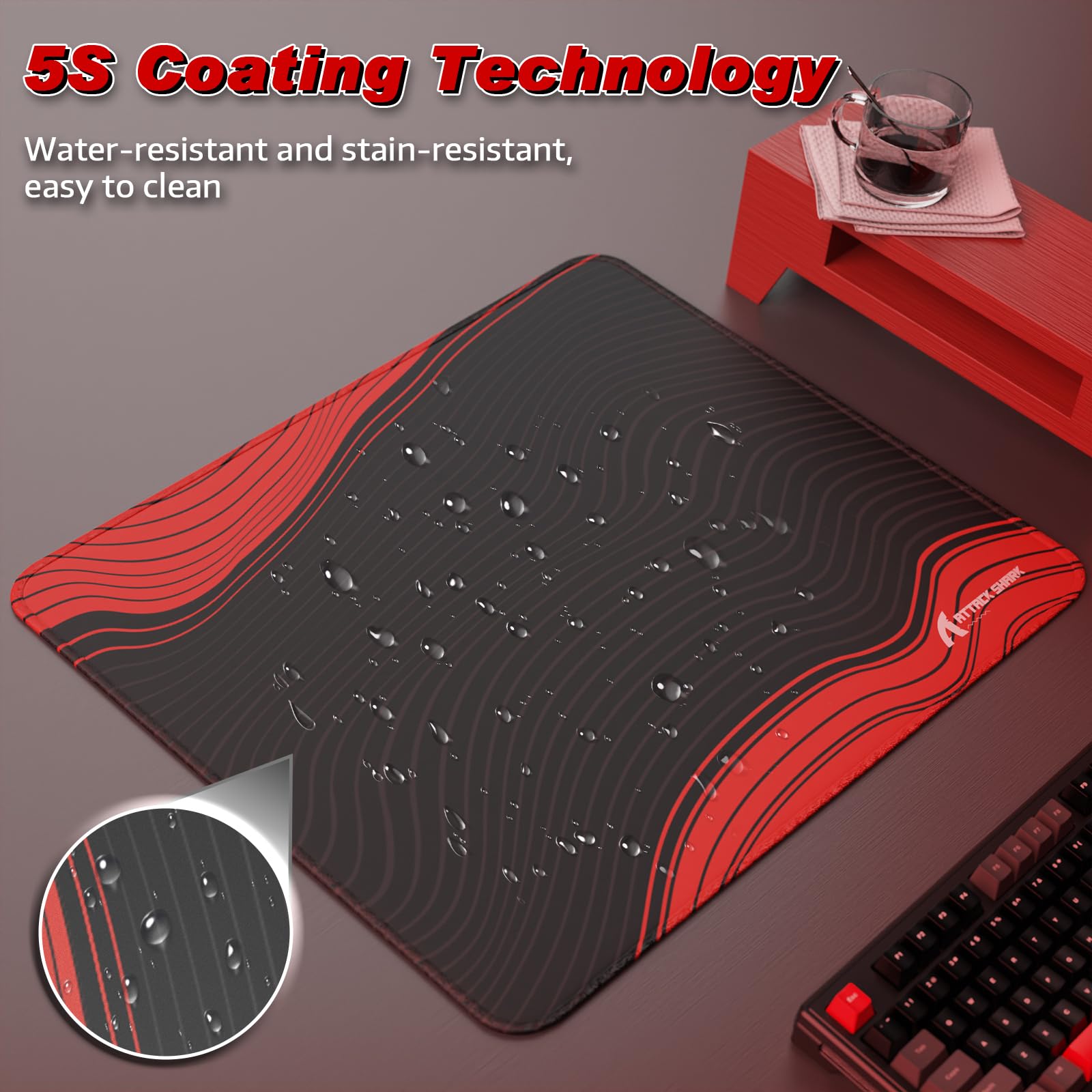 Attack Shark CM02 eSport Gaming Mouse Pad view 5