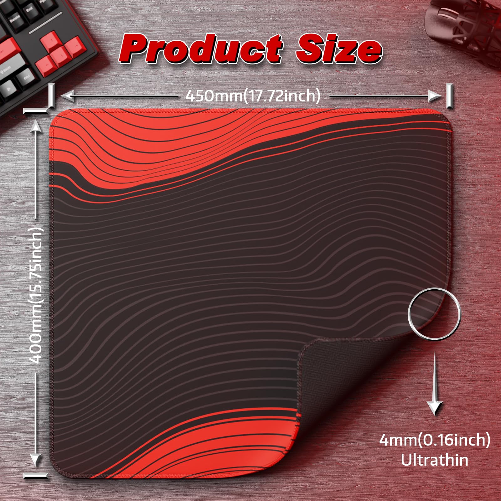 Attack Shark CM02 eSport Gaming Mouse Pad view 10