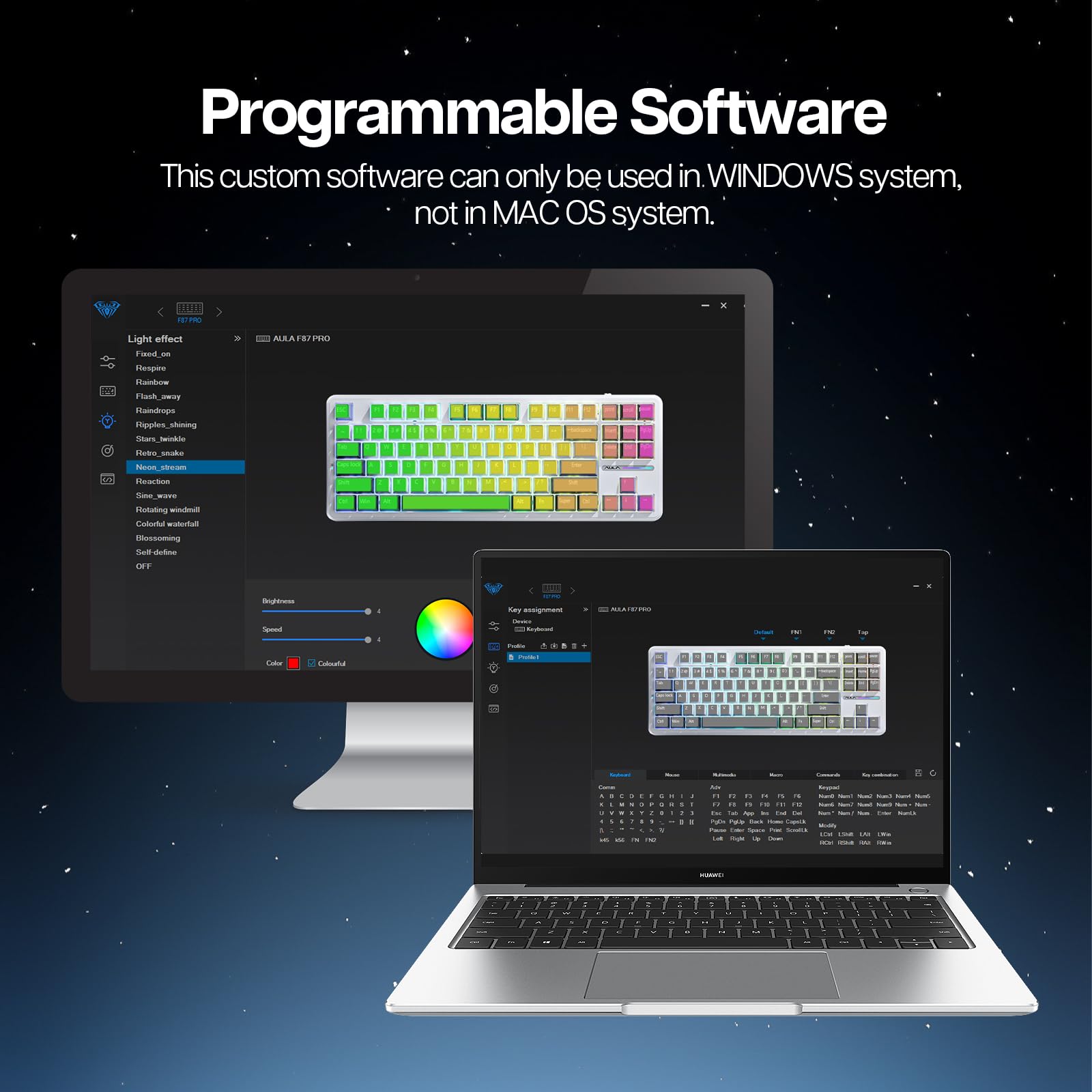 Aula F87 Pro Keyboard view 7