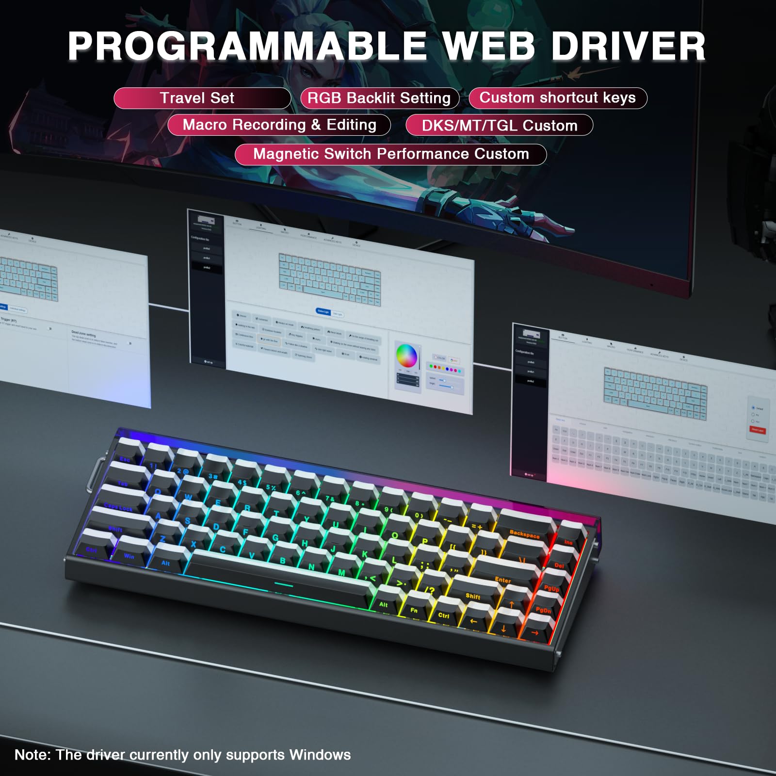 Aula Hero 68 HE Keyboard view 7