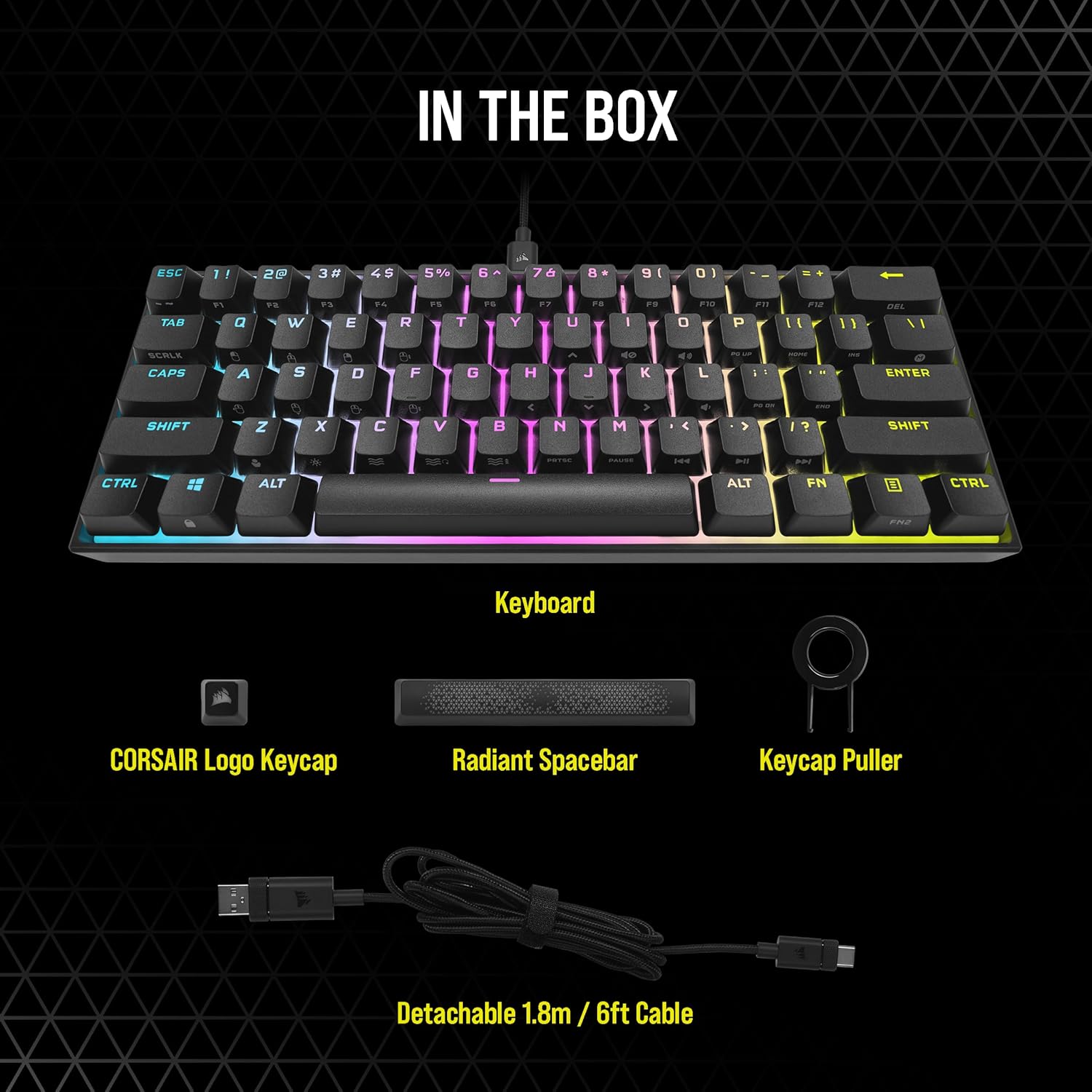 Corsair K65 RGB MINI view 9