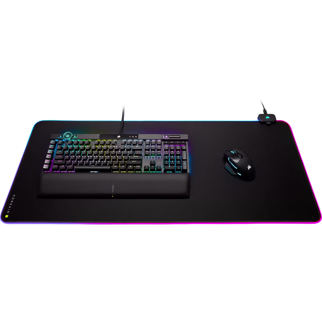 Corsair MM700 RGB Extended Cloth Gaming Mouse Pad view 3