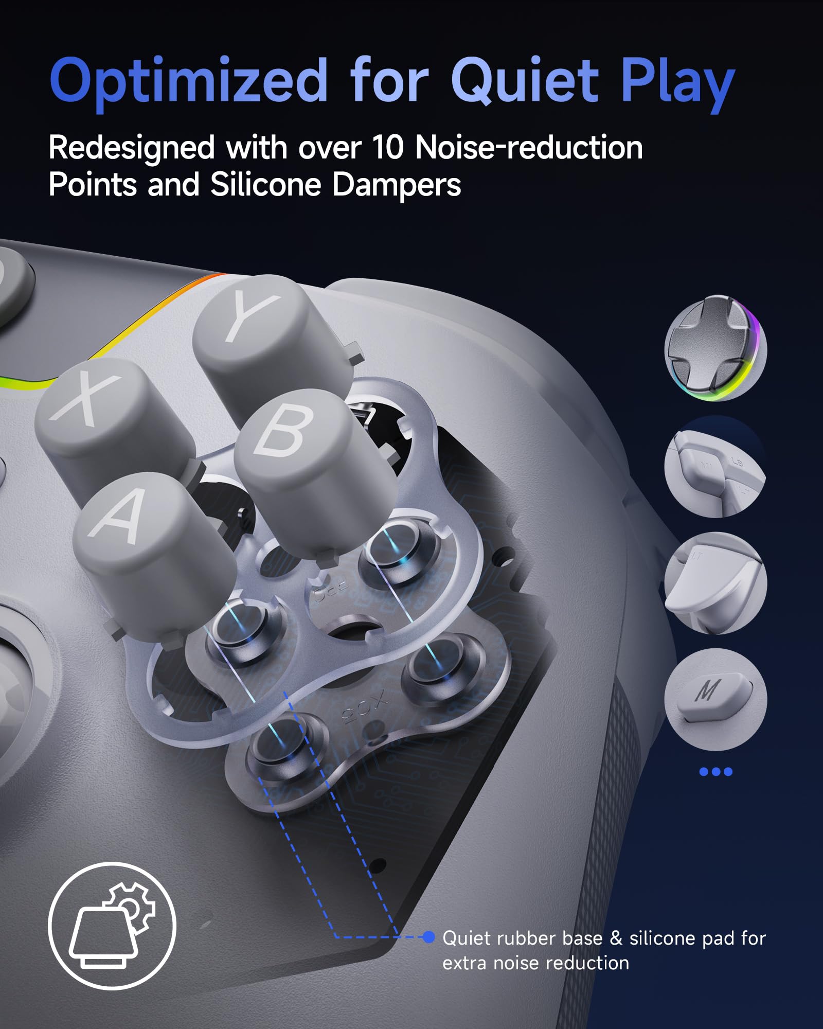 EasySMX X05Pro Wireless Controller view 3