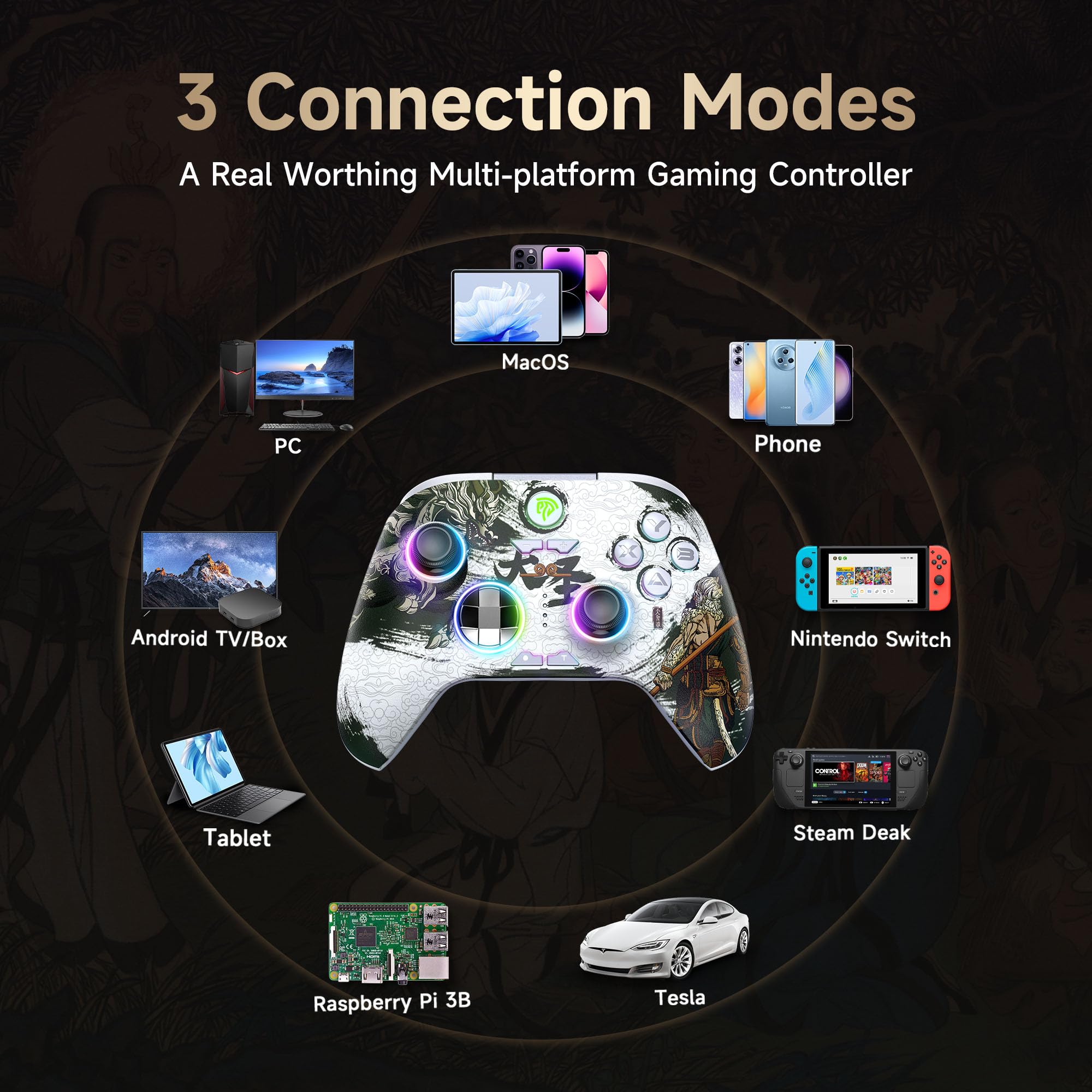 EasySMX X15 Wukong Edition Controller view 3