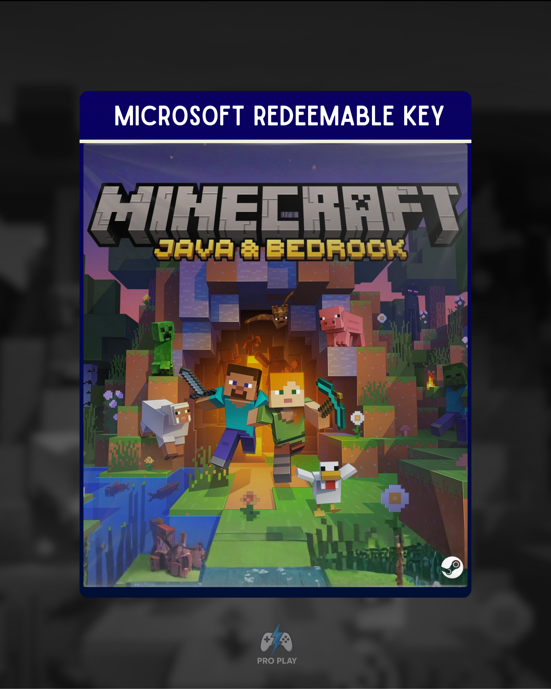 Minecraft: Java & Bedrock Edition (PC) – Microsoft Store Key (Global)