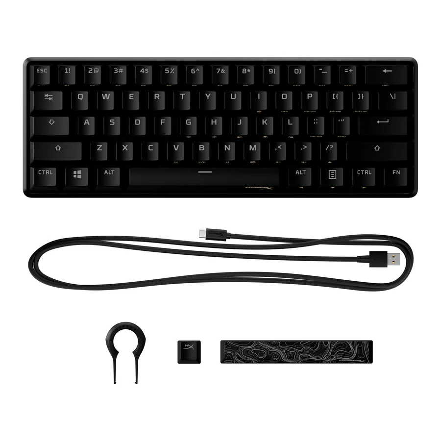 HyperX Origins 60 – RGB Mechanical Gaming Keyboard view 3