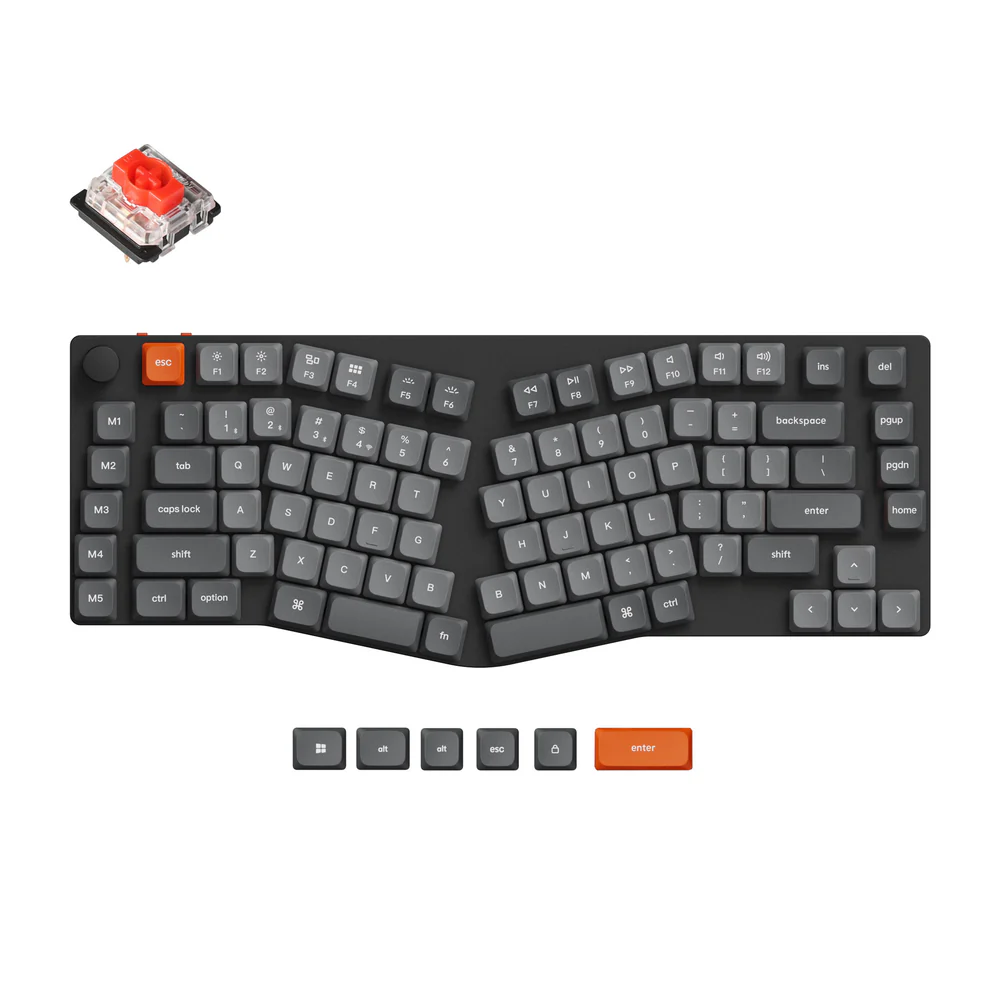Keychron K15 Pro Alice Layout view 2
