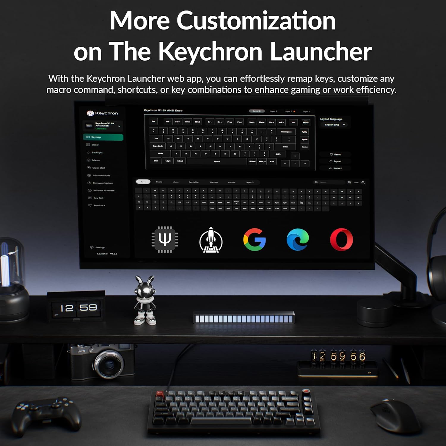 Keychron V1 QMK Custom Mechanical Keyboard view 5