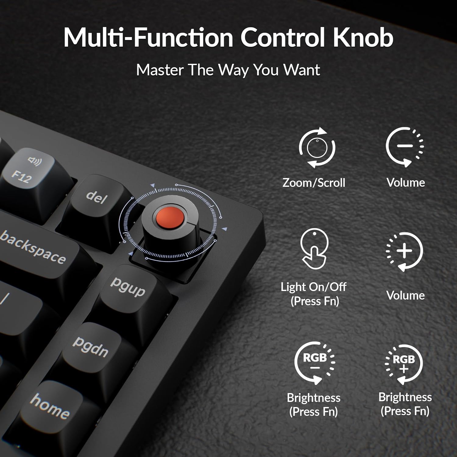 Keychron V1 QMK Custom Mechanical Keyboard view 6