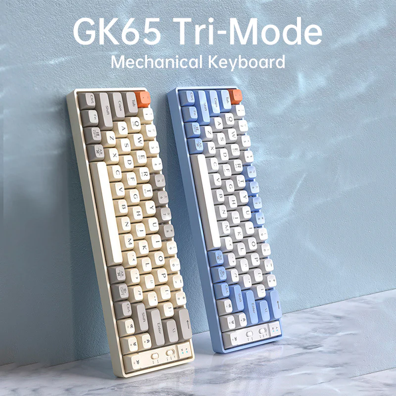 LANGTU GK65 Tri-Mode Mechanical Gaming Keyboard view 4