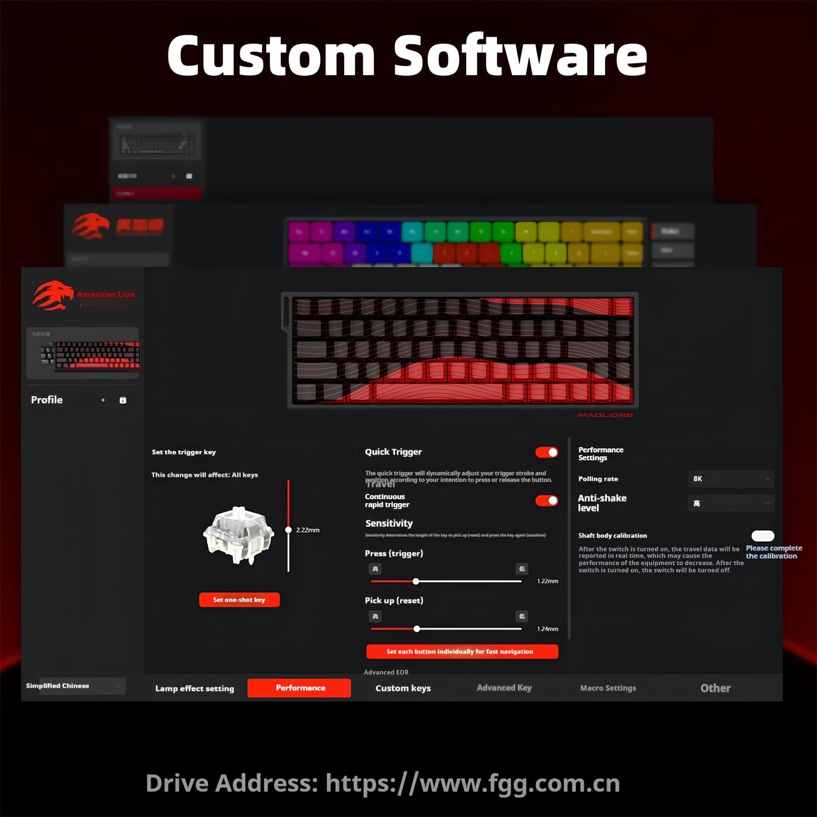 Madlions MAD60 HE Keyboard view 7