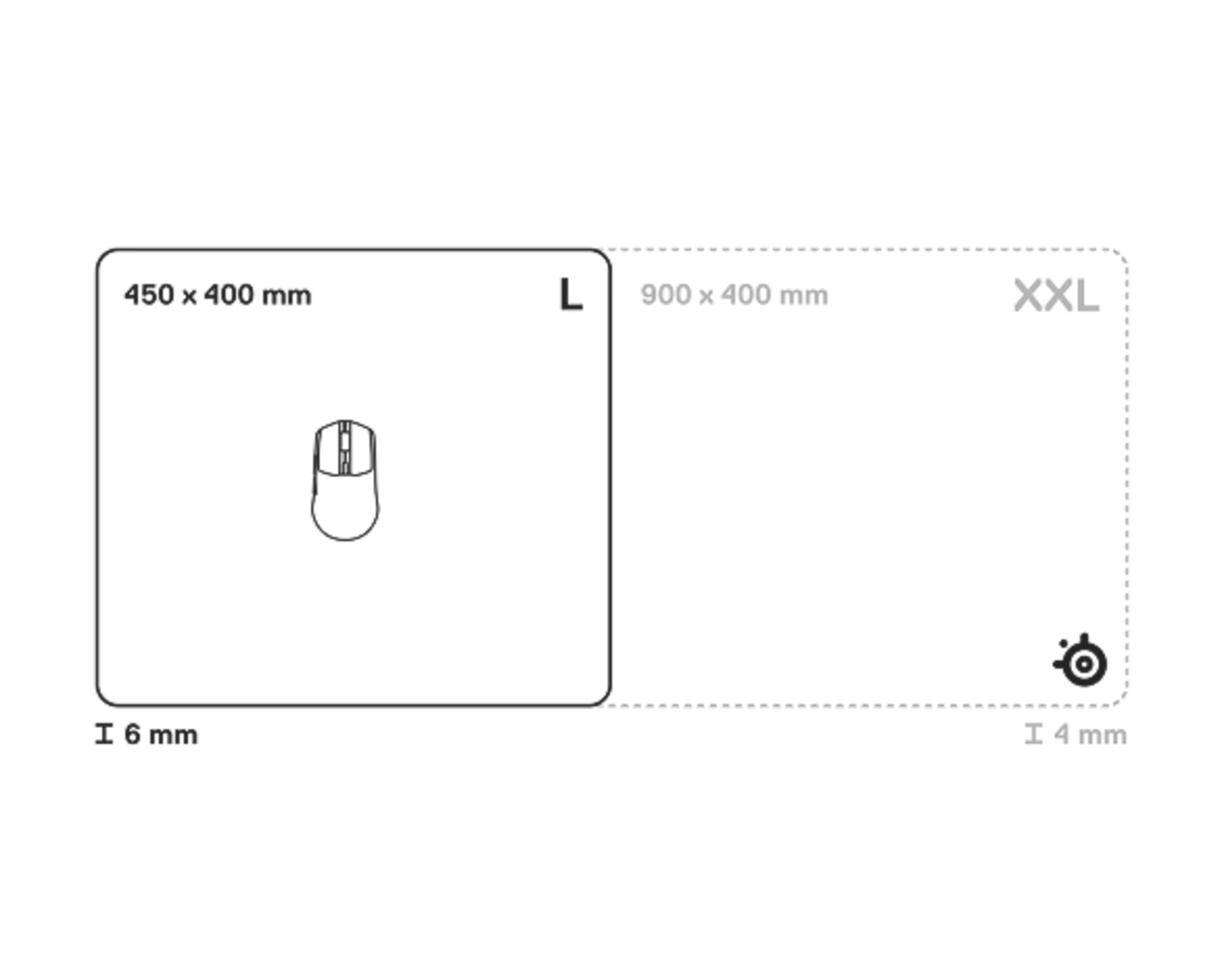 SteelSeries QcK Heavy - Large Gaming Mouse Pad view 3