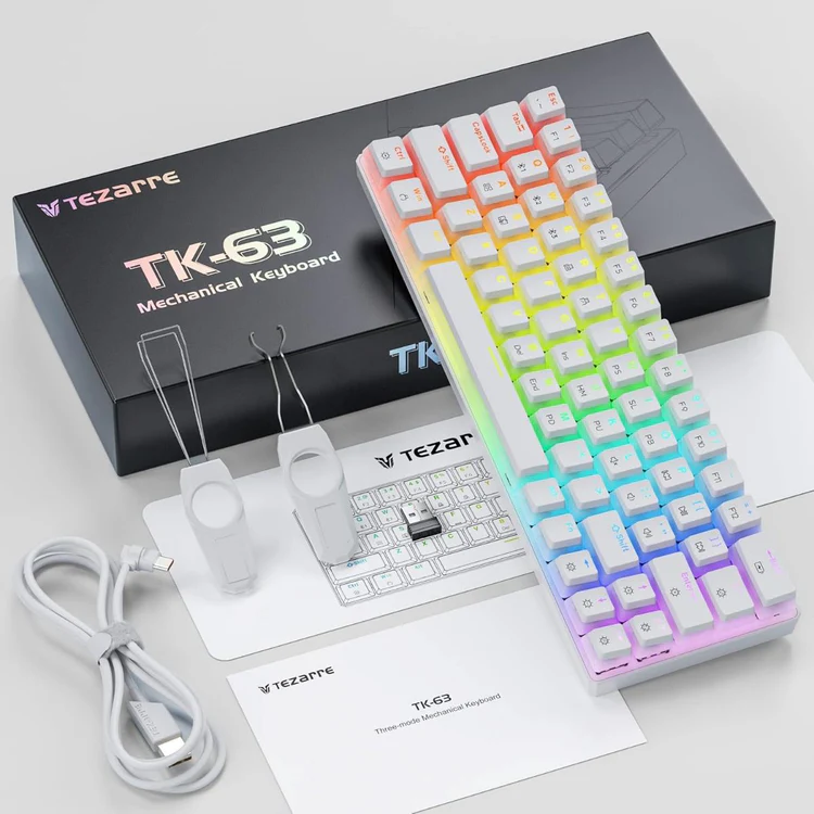 Tezarre TK63 Pro Keyboard view 2