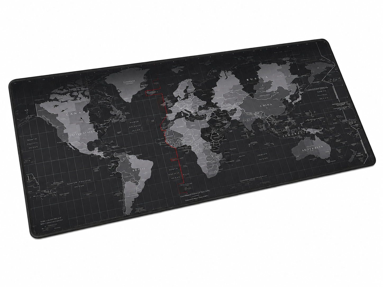 World Map Extended Extra Large Gaming Mouse Pad view 3
