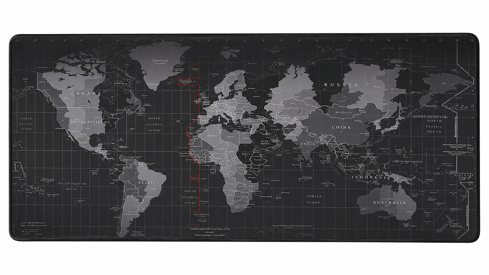 World Map Extended Extra Large Gaming Mouse Pad view 2