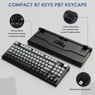 ATTACK SHARK K86 Wireless Mechanical Keyboard thumbnail 9