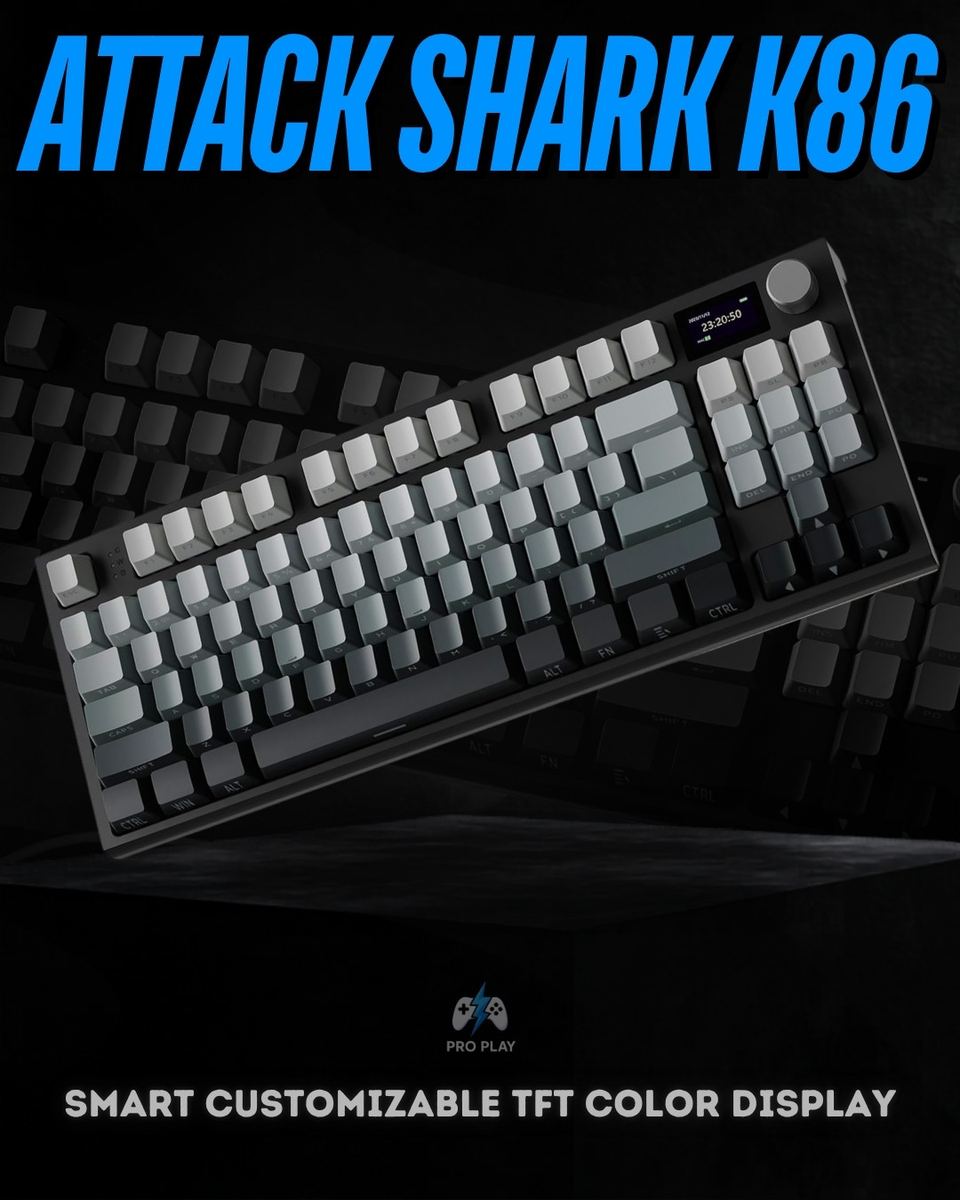 ATTACK SHARK K86 Wireless Mechanical Keyboard