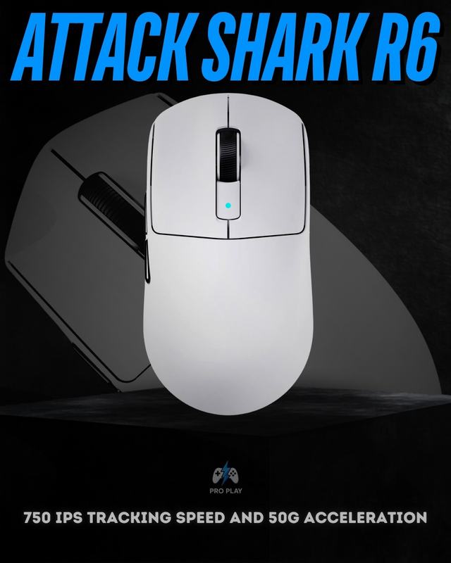 Attack Shark R6 high polling rate gaming mouse