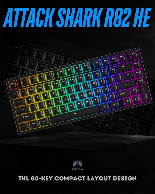 Attack Shark R82 HE competitive gaming keyboard