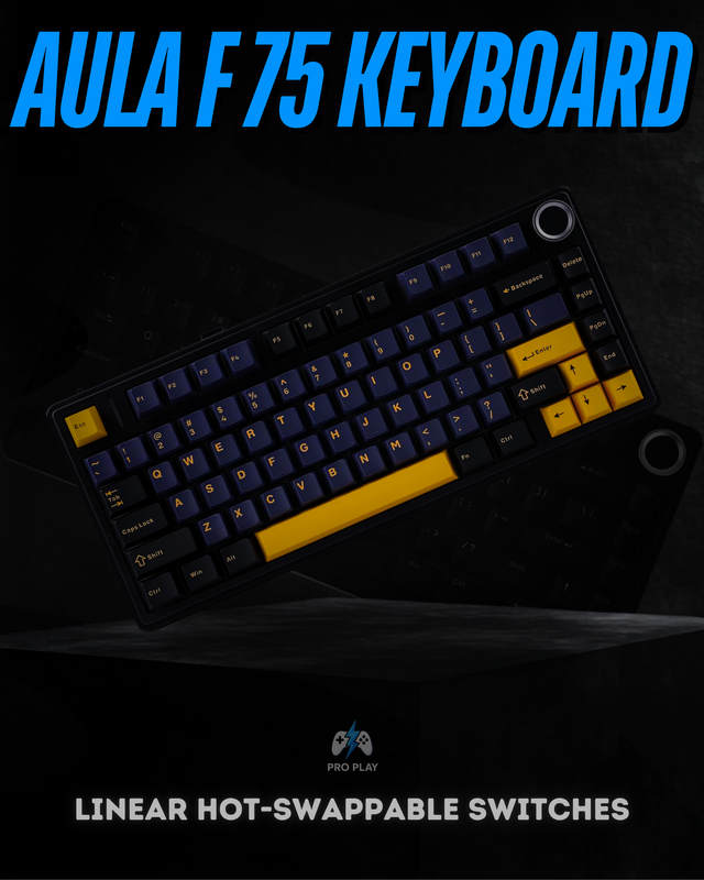 AULA F75 gasket-mounted mechanical keyboard — ProPlay Shop
