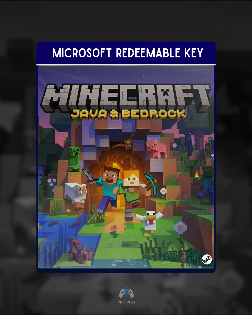 Minecraft: Java & Bedrock Edition (PC) – Microsoft Store Key (Global)