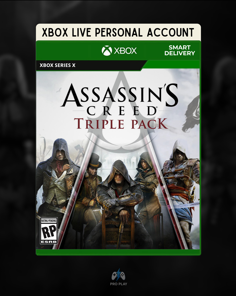 Assassin's Creed Triple Pack: Black Flag, Unity, Syndicate