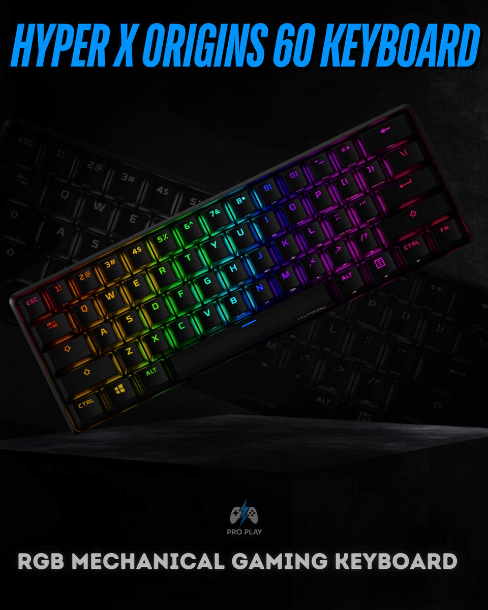 HyperX Origins 60 – RGB Mechanical Gaming Keyboard