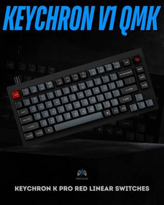 Keychron V1 QMK Custom Mechanical Keyboard thumbnail 1