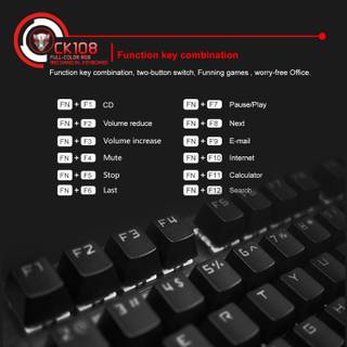 Motospeed CK108 Mechanical Keyboard thumbnail 3
